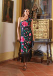 ソレイア ブラック刺繍ドレス 133.017€ #50403V2352A